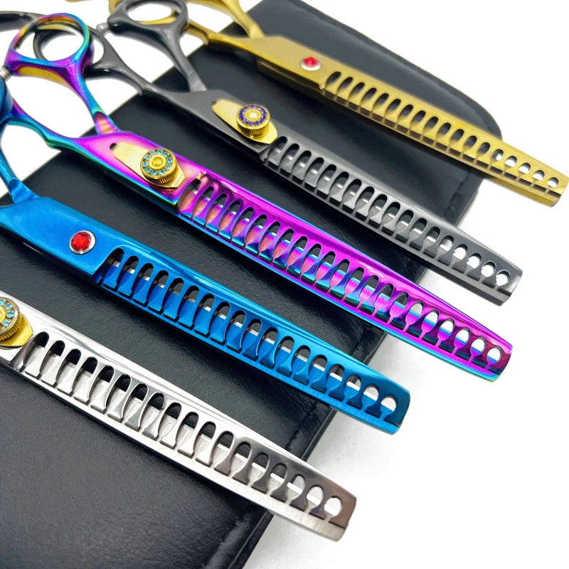 1pc Professional Pet Grooming Scissors for Cats and Dogs-Stainless Steel Thinning Shear for Precise Trimming and Styling-Com