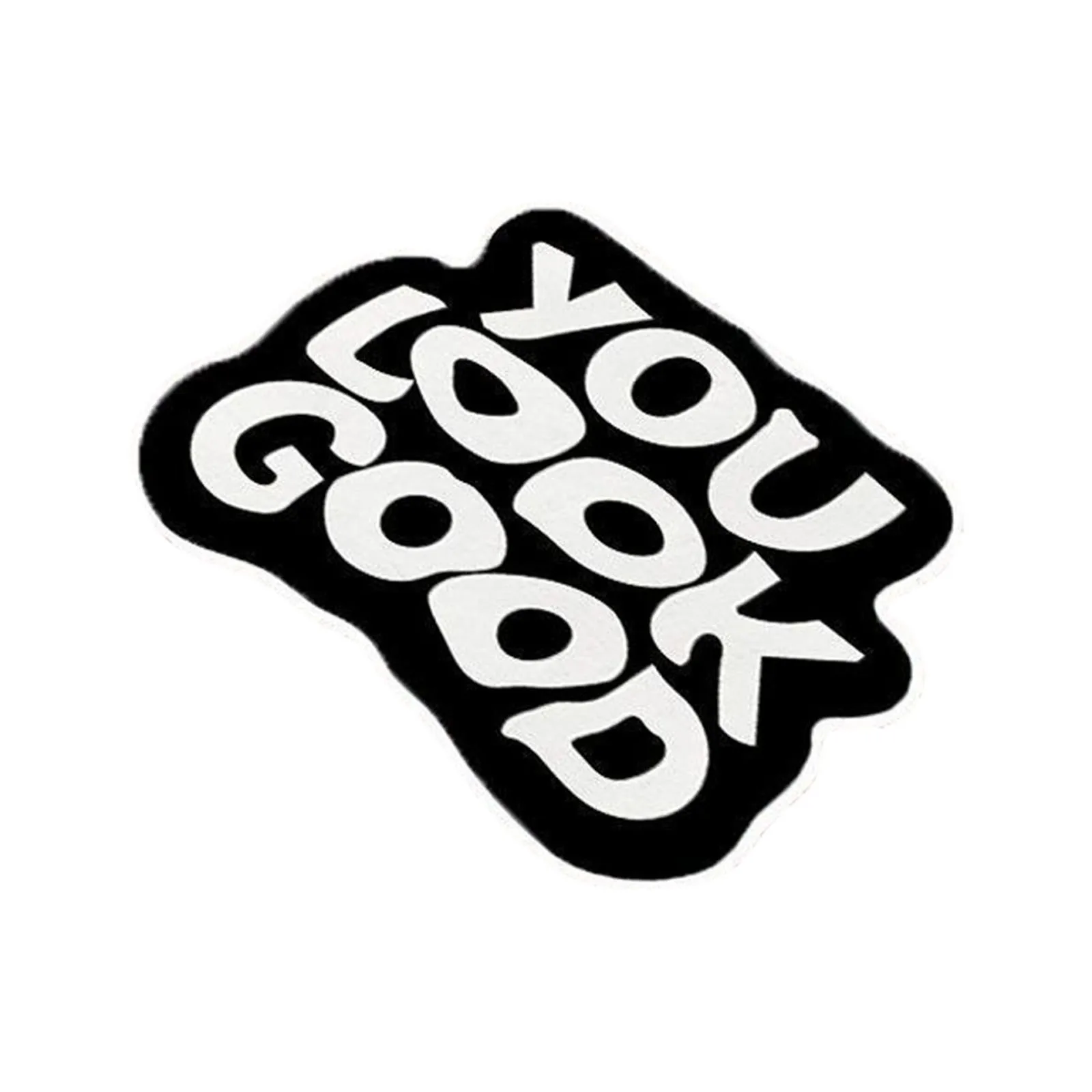 You Look Good Bath Mat Anti-Slip Bath Mat Bathroom Rug Absorbent Creative English Letter Bathroom 54*64CM