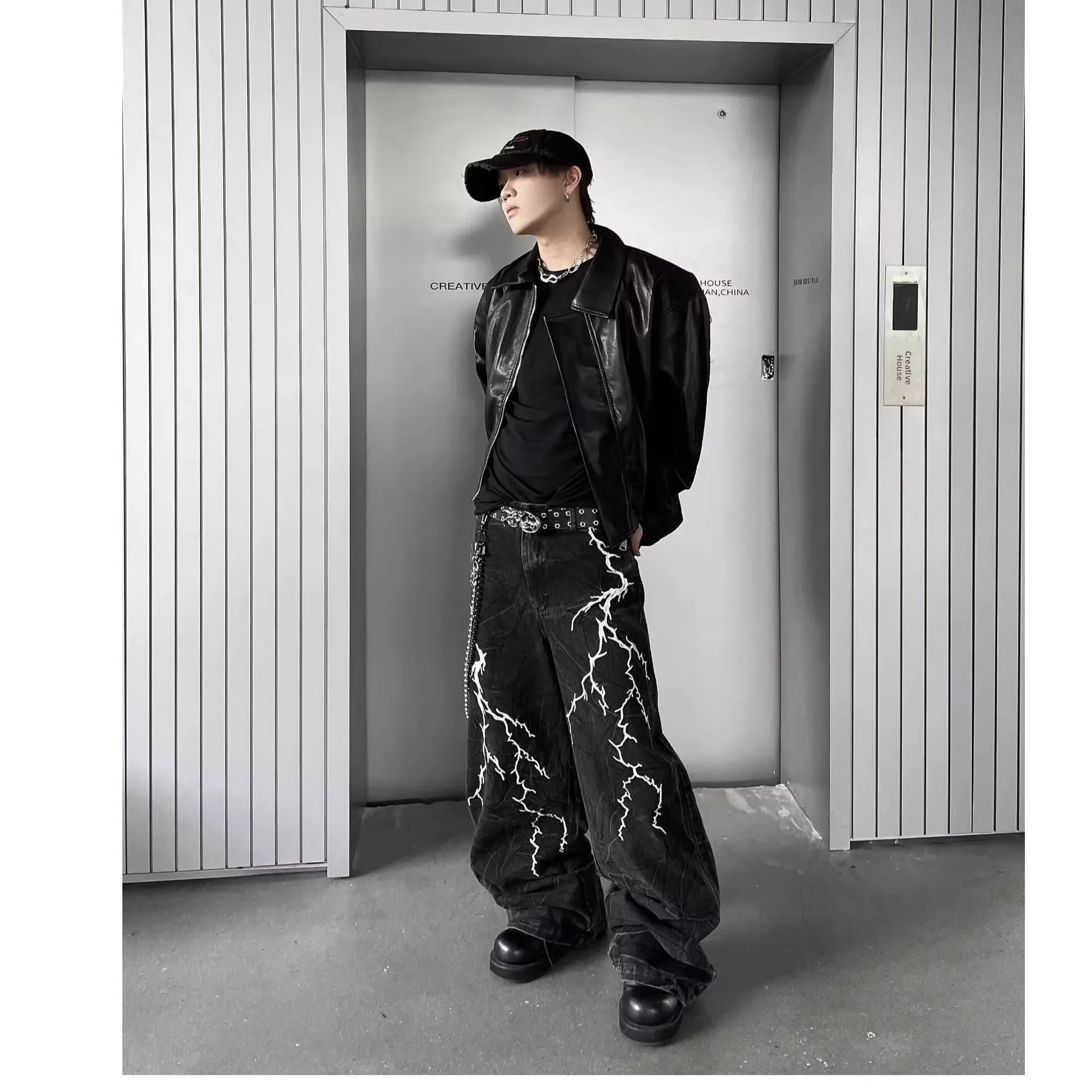 lightning embroidered jeans S78f30e92fa35490f9c14b246d05c6f4cV