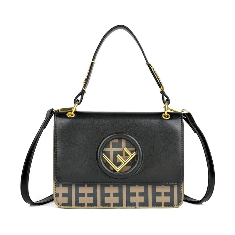 Luxury Floral Embossed Convertible Crossbody Purse with Gold Chain