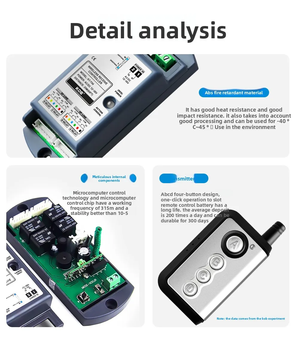 brand automatic door electronic access control system remote control single-chan