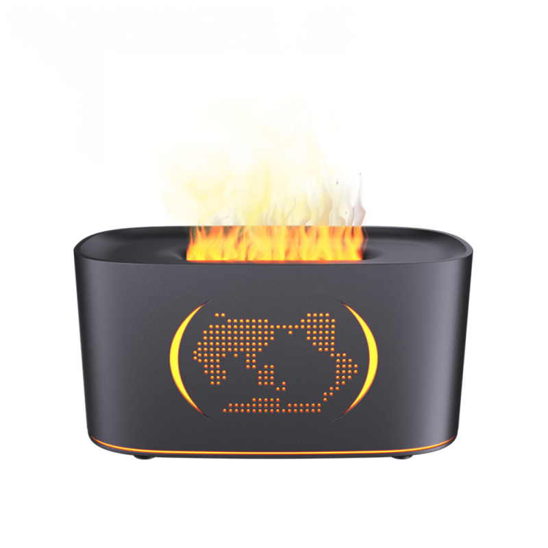 Flame Air Diffuser Humidifier,Upgraded Scent Diffuser for Essential Oils,Ultrasonic Aromatherapy,Fire Mist Humidi