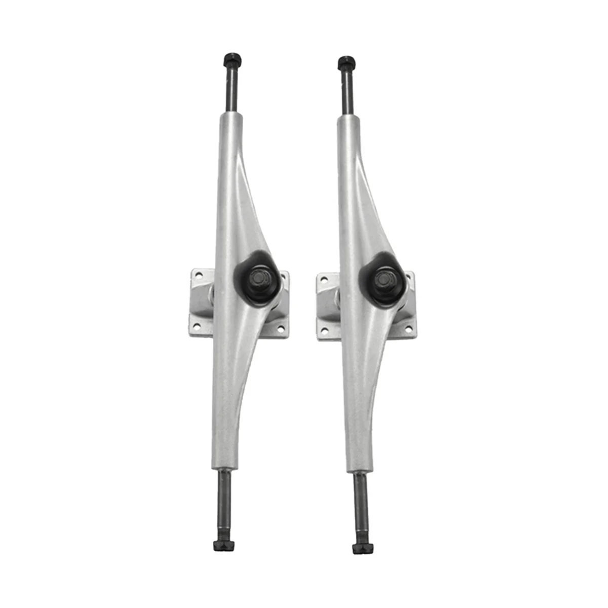 

10.5 Inch Adult Scooter Bridge Skateboard Bracket Double Rocker Aluminum Magnesium Alloy Accessories Silver