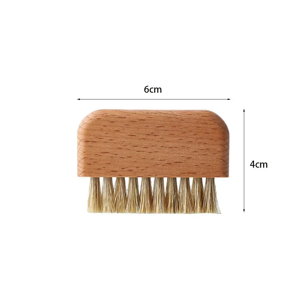High Quality Wood Nail Cleaning Brushes Mini Durable Mini Nail Dust Brush Multi-purpose Nail Brush for Nail Cleaning Tools