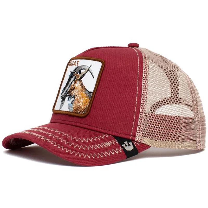 Baseball Caps Men Women Snapback Hip Hop Cap With Fashion Animals Embroidery Summer Breathable Mesh Trucker Caps Streetwear Bone 2