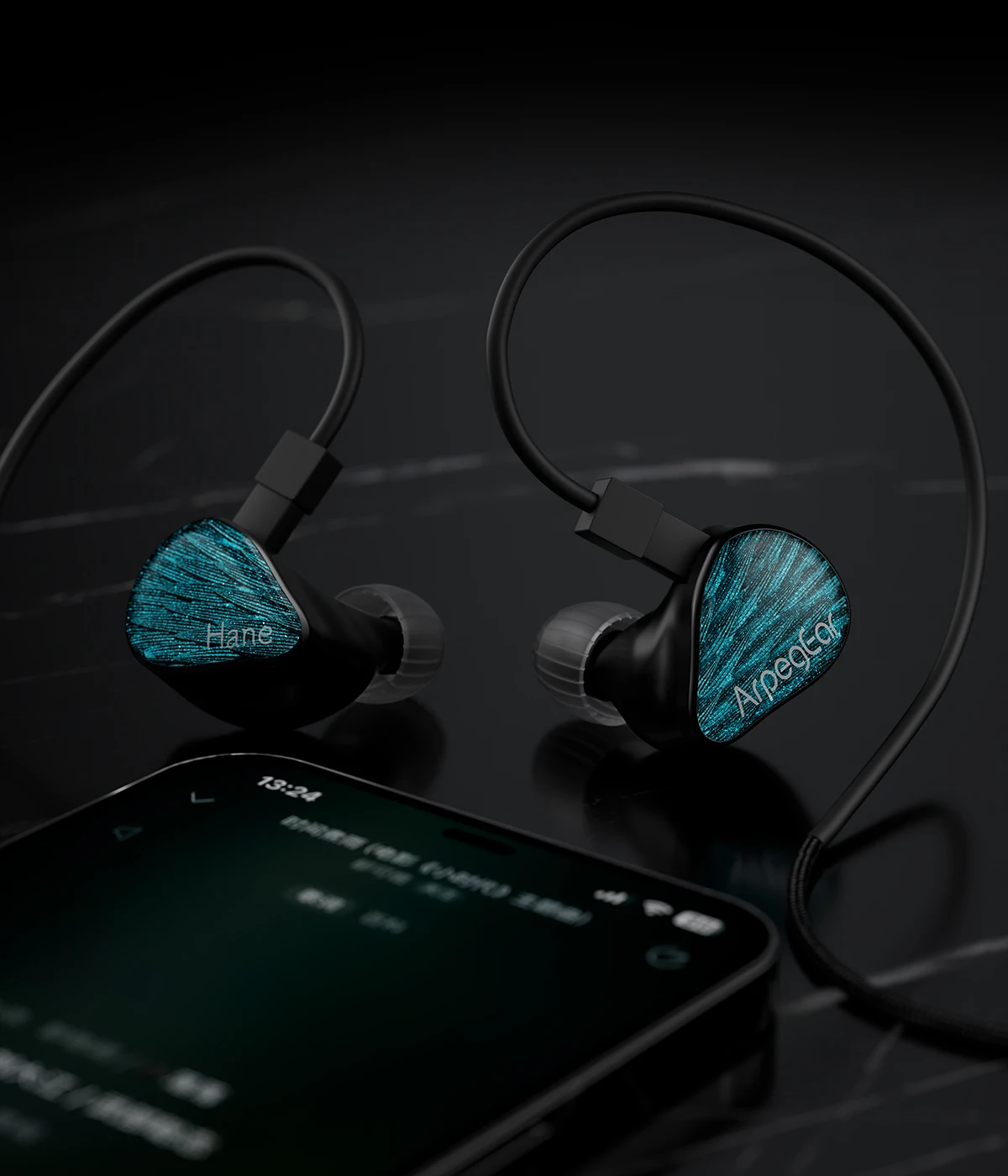 TOPPING Hane Arpegear wired in-ear monitoring headphones DLC diaphragm 16 kinds of tuning HIFI moving coil music earbuds 6
