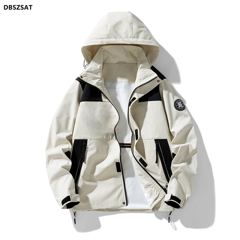 

Куртка мужская в стиле хип-хоп с Вышивкой Букв