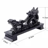 Black Wood Chinese Dragon Shaped Sword Holder Japanese Metal Katana Bracket Samurai Sword Display Stand Cartoon Anime Knife Rest 2