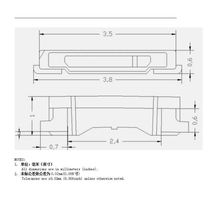 3806 SMD 측면 조명 LED 발광 다이오드 램프 구슬, 노란색, 파란색, 녹색, 흰색, 주황색, 보라색, 핑크, 빨간색, 100 개