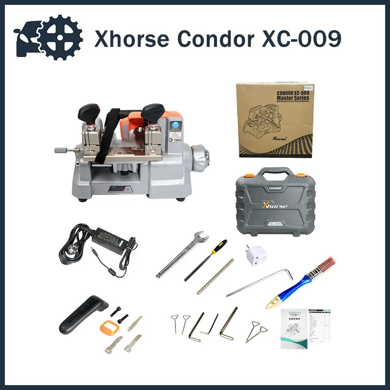 

Xhorse Condor XC-009 XC009 устройство для резки ключей с батареей для односторонних и двусторонних ключей Xhorse Condor Machipk XC-MINI