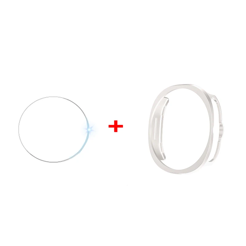 Enhanced Protective Glass+PC Case for Samsung Galaxy Watch - Hollow Hard Design