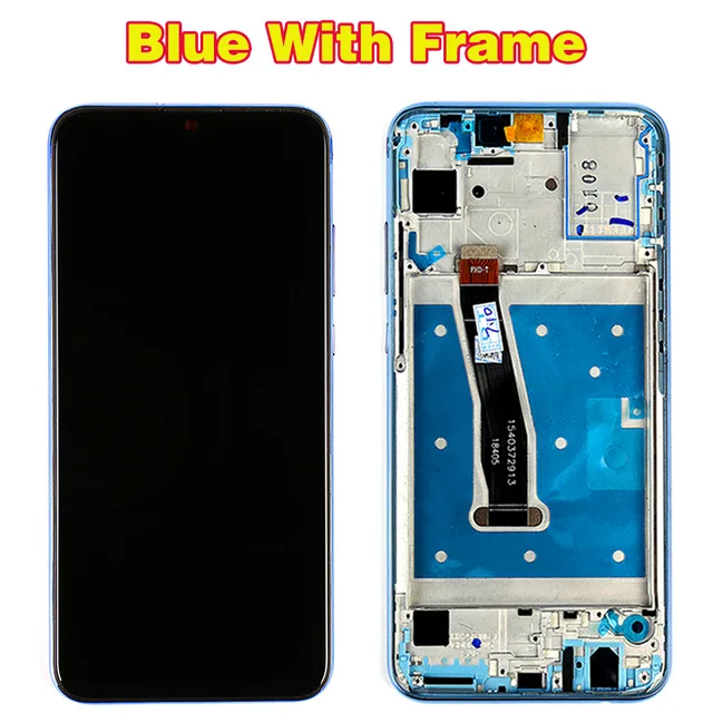 LCD Display For Huawei Honor 10 Lite Touch Screen 6.21 Inch Digitizer Assembly + Frame For Honor 10i LCD Replacement Parts Blue With Frame
