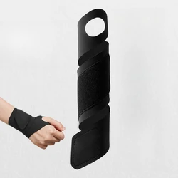 Ultra Thin Adjustable Wrist Strap for Pain Relief and Support (Black (1Pc))