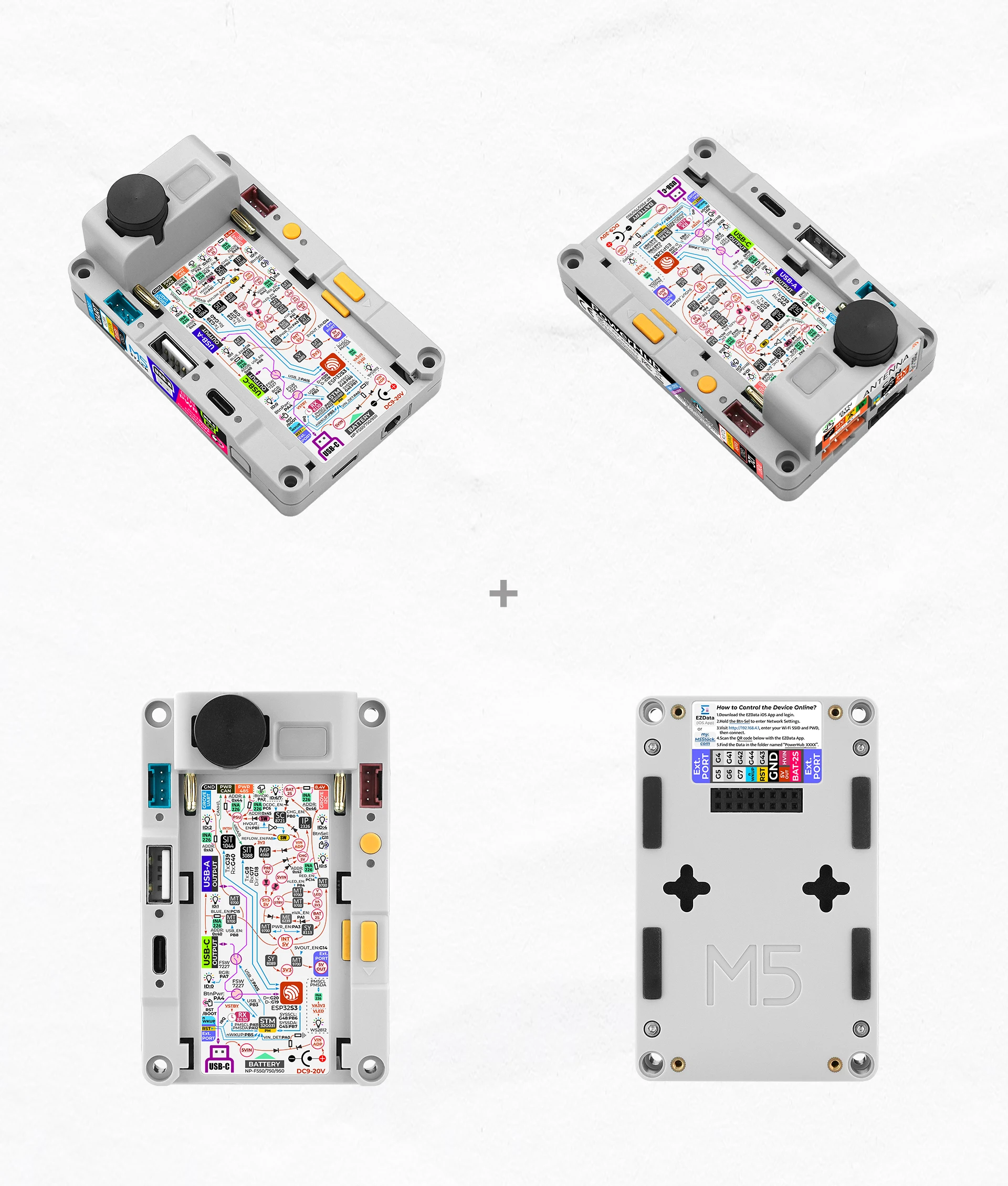 Official PowerHub loT Controller without Battery (ESP32-S3)