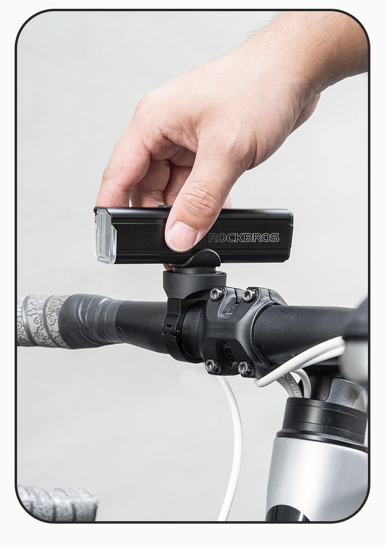 Bicycle Light 1000Lumen Type-C Charging IPX6 Rechargeable Bike Front Light With