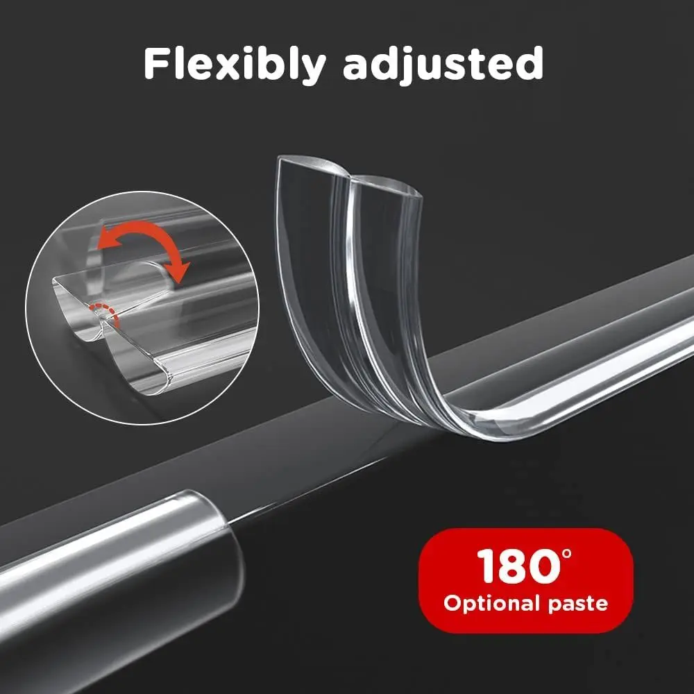Table Edge Protector Self Adhesive Transparent Kids Collision Proof Soft Bumper