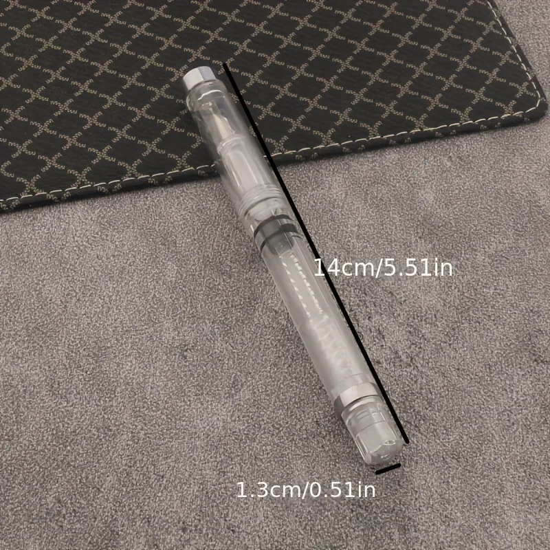 Fountain Pen Piston Transparent 1.5mm Nib