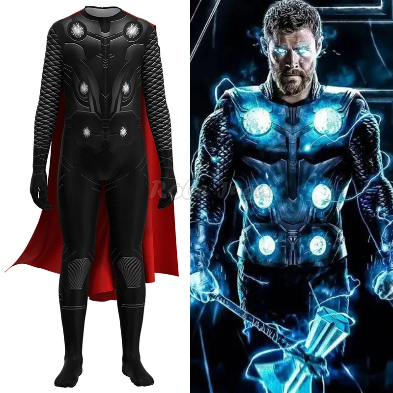 MovieSuperHeroEndgameThorCostumeBoysMenHalloweenSuperhero