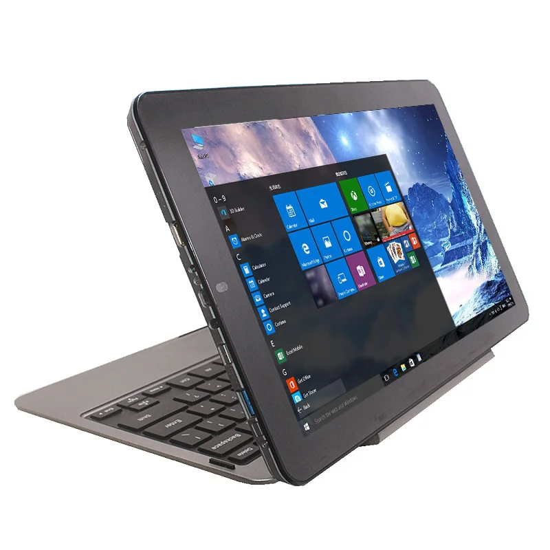 Hot Sales 10.1" Windows 10 Tablet 2-in-1 Tablet PC With Keyboard Intel Atom Z3735F Quad Core CPU 2GB RAM 32GB ROM HDMI 6000mAh 2
