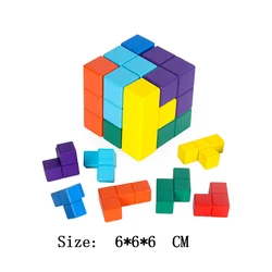 Wooden 3D Brain Teaser Puzzle - Montessori Educational Toy (GA140 - 051)