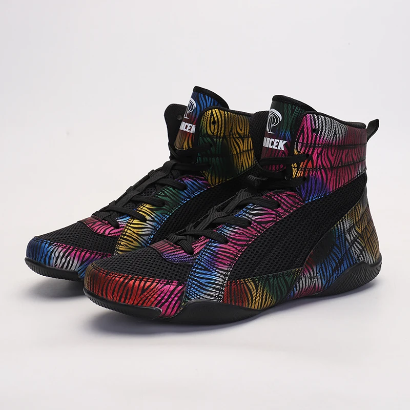 

Different Colors Wrestling Boots Men Women Good Quality Boxing Shoes Big boy Luxury Fighting Shoes Wrestling Shoe Unisex