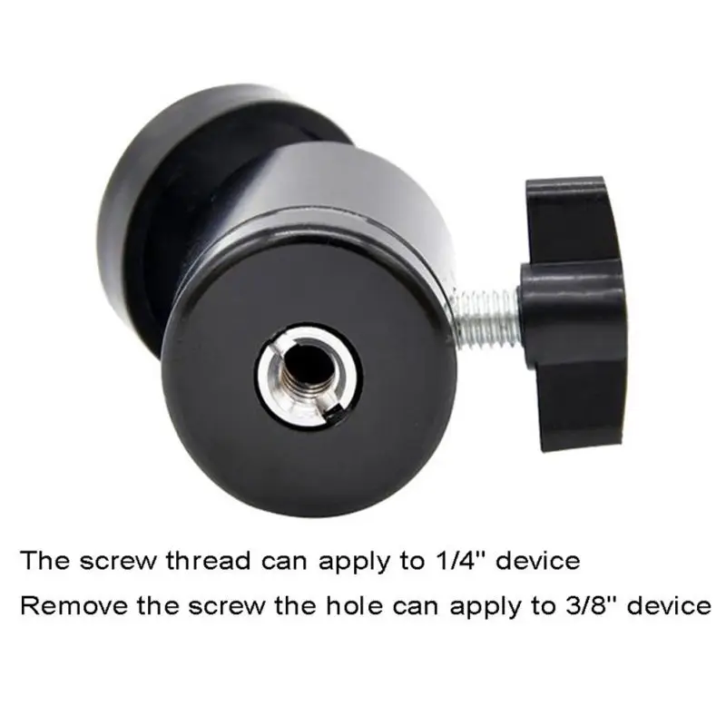 Universal Small Tripod Ball Head Ball With 1/4 "3/8" Adapter For DSLR Digital Camera Portable Flexible Camera Tripod Adapters