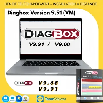 Outil de Scanner de produits de voiture 2025, programmateur ecu, logiciel Diagbox V9.68 pour citroën et Peugeot pour Lexia3 PP2000, adaptateur complet