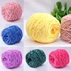 100g/Roll Velvet Yarn Polyester Blended Cotton Chenille Yarn Crochet Hand Knitting Thread For Scarf Sweater DIY Craft 1