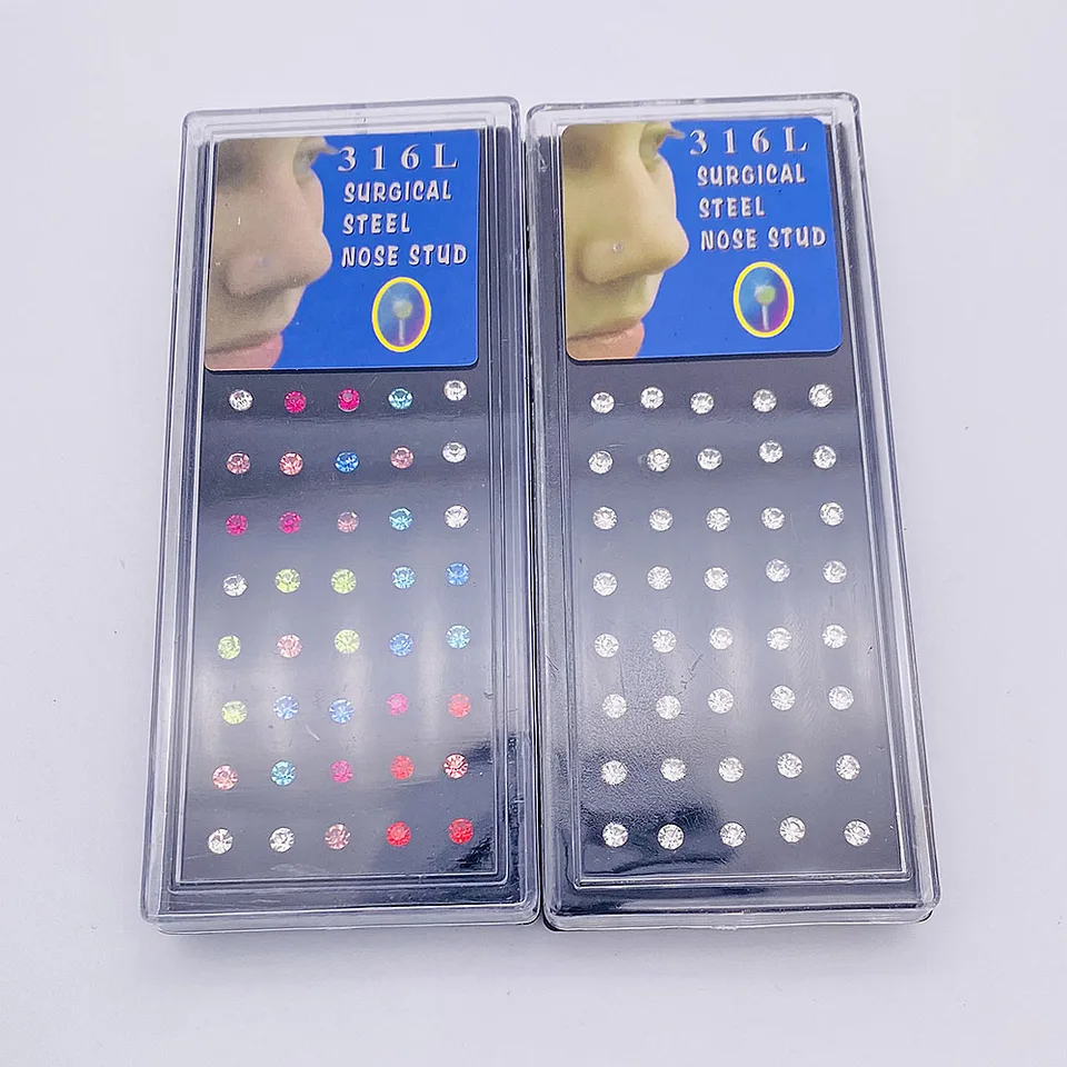 CIZME Set Di Piercing Per Orecchie, Kit Monouso Per Piercing Di Orecchie E Naso, Kit Per - Foto 2