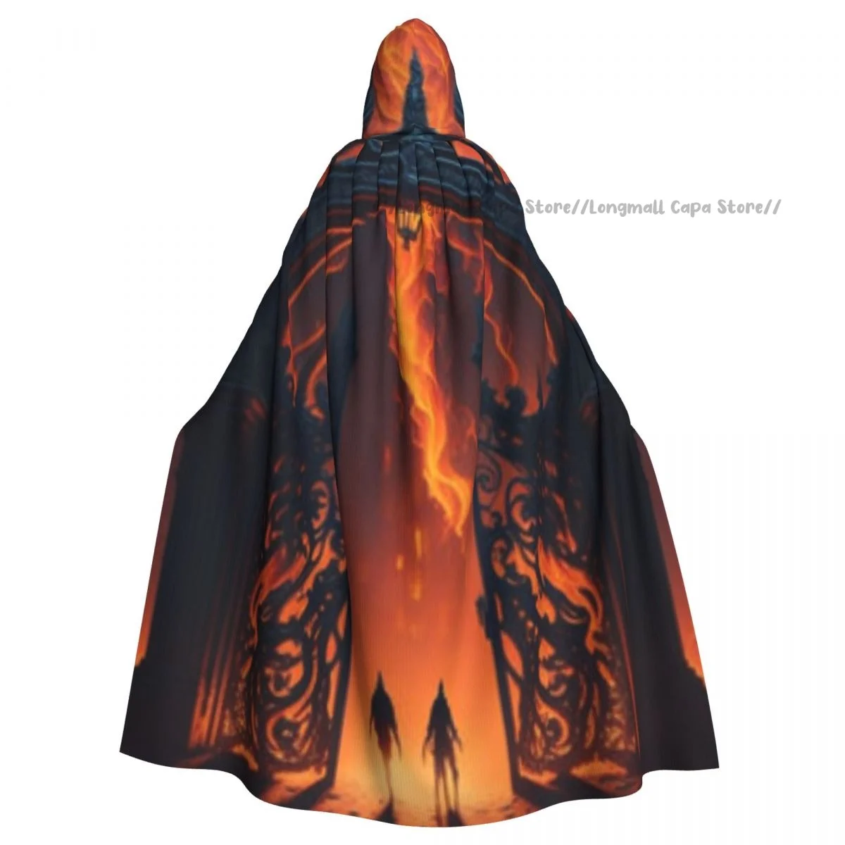 

Witch Cloak Gates Of Hell A Surreal Journey Halloween Cosplay Costume Unisex Adult Cloak Retro Ages Cape