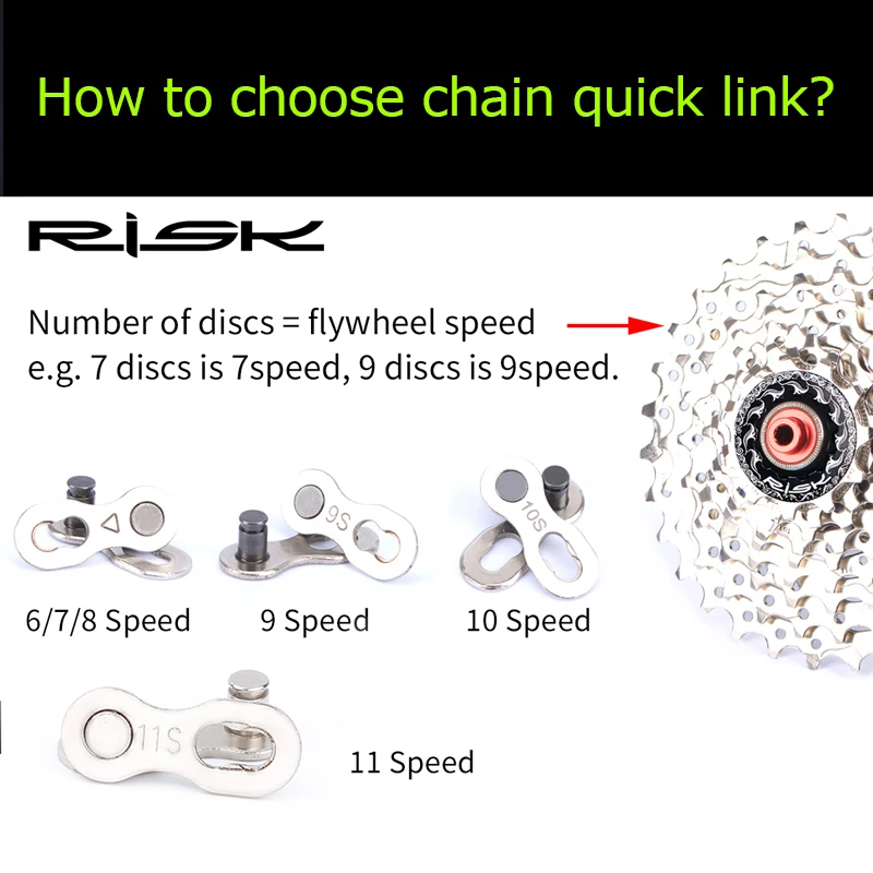 Bicycle Chain Link Connector Joints Master Link for 6 7 8 9 10 11 12S Speed bicycle chain connector
