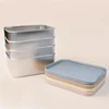 Stainless Steel Lunch Box Environmentally Friendly Food Grade Bpa Free Leakproof Children's Lunch Box Silicone Lid Lunch Box 6