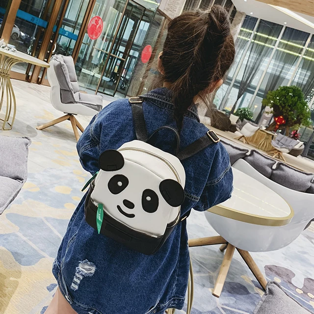 Mochila guardería personalizada para bebé modelo oso panda.