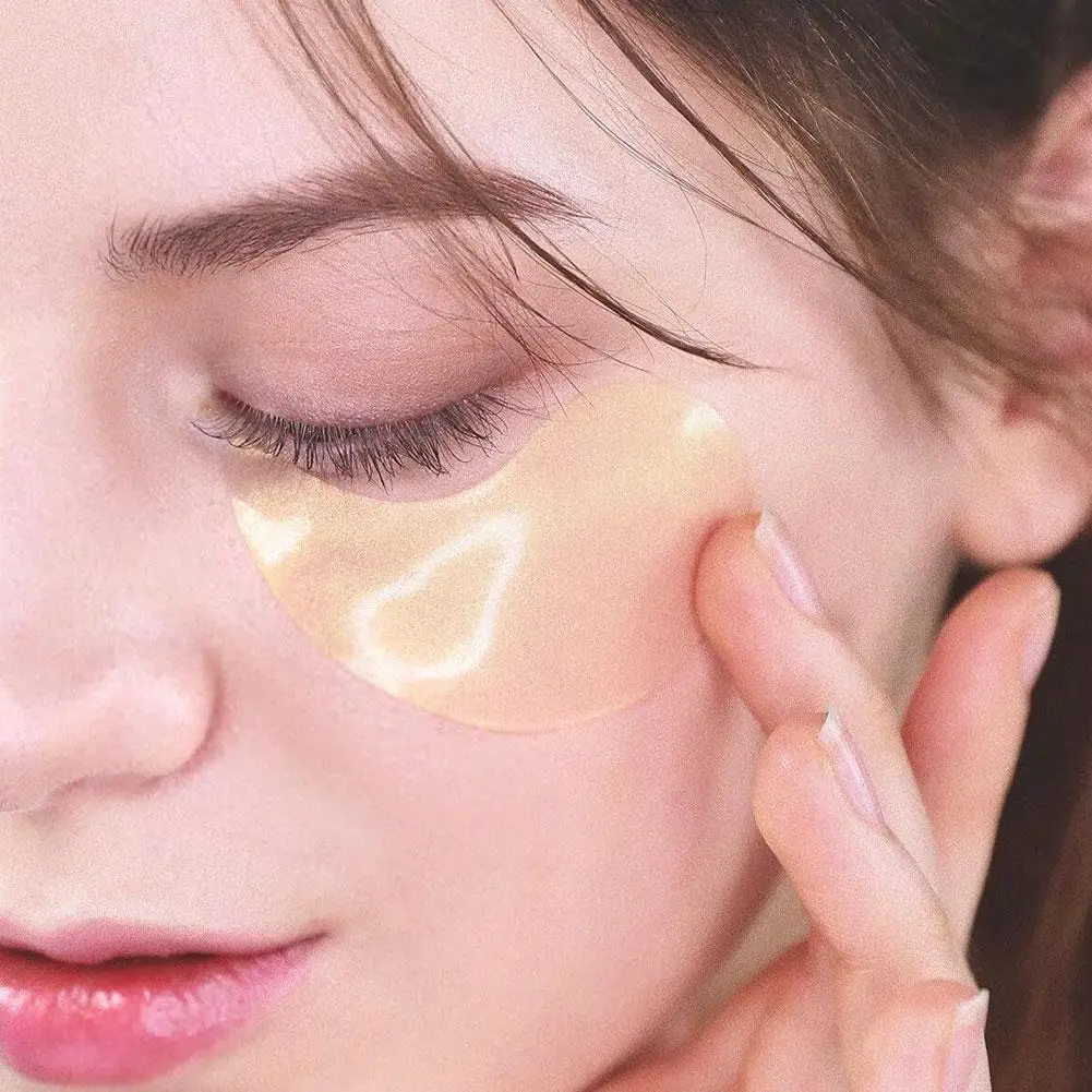 

30pairs Collagen Eye 24k Gold Eye Patch Seaweed Anti-puffiness Pad Circles Dark Moisturizing Eyes Eye Anti-aging B2m2