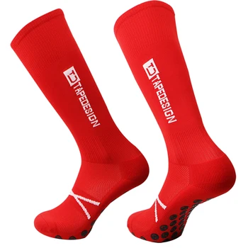 Alternative view of socks tube Adhesive middle non-slip football thick sweat-absorbent wear-resistant towel bottom sports socks