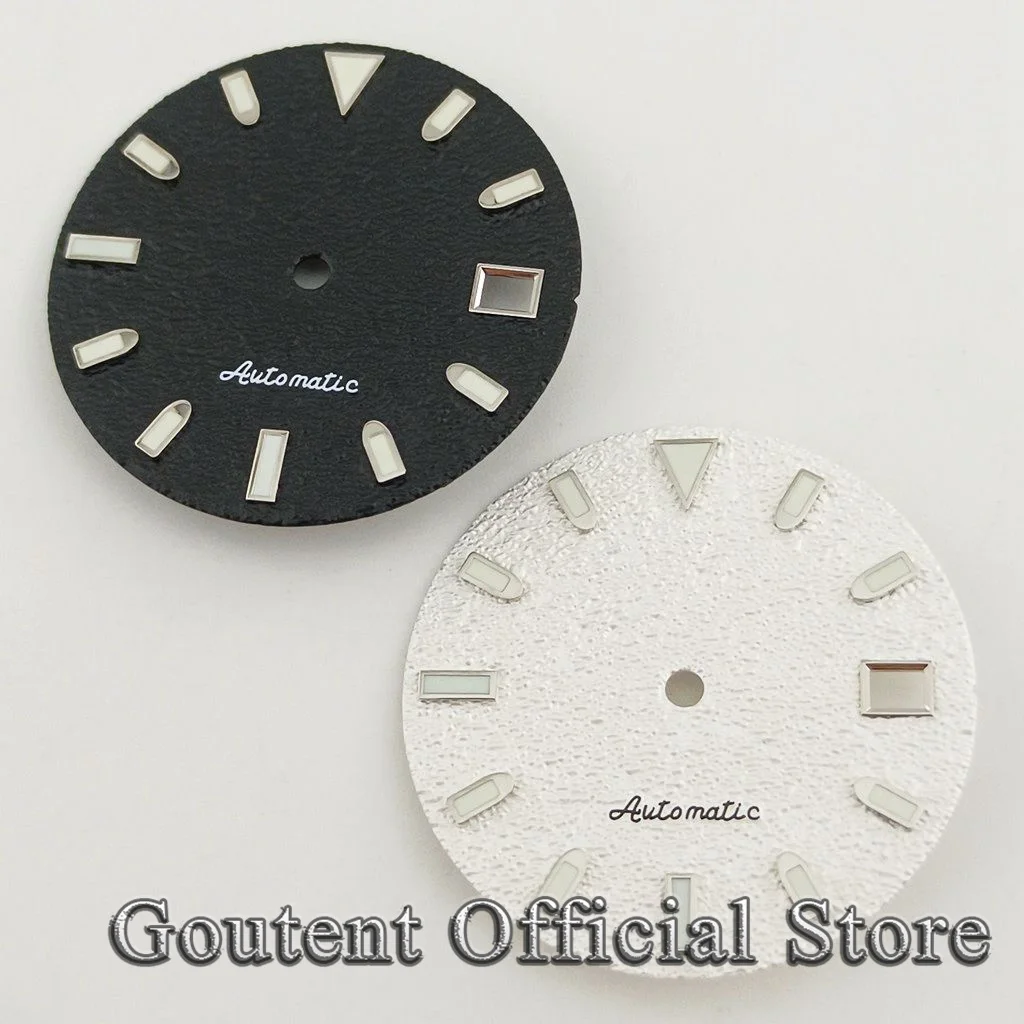 Watch Dial Accessories Watch Face Accessories Goutent 29mm Blue Greeb Black Sterile Green Luminous Fit NH35 NH36 Movement
