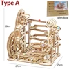 3d Wooden Puzzle Building Model Kits Marble Runs Mechanical Puzzles Self Assembly Toy STEAM Educational Toys for Kids Adult Gift 5