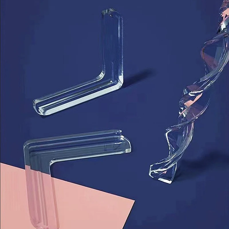 Silicone Safety Furniture Edge Banding Corner Guards Aluminum Angles Windows Anti-bump Head Protector Child Anti-collision 4 Pcs silicone table corner protector table corner protector table edge protector furniture anti collision strip head protector