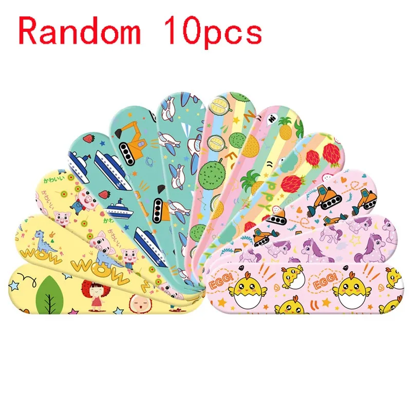 10-240pcs Waterproof Cartoon Band-Aids Hemostasis Adhesive Bandage First Aid Kit Emergency Medical Dressing Sticking Plaster