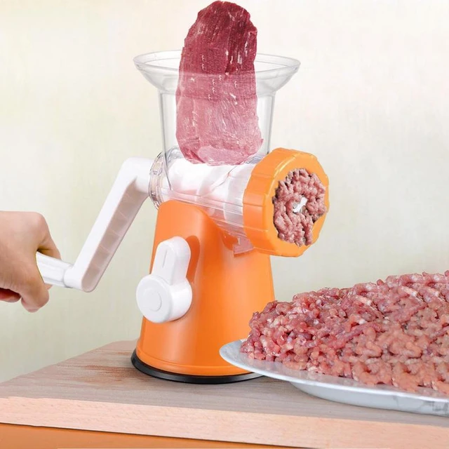 Manuel et kıyma makinesi makine 2 In 1 kıyma ve sosis doldurma köfte makinesi  el mutfak robotu kıyıcı mutfak aracı - AliExpress