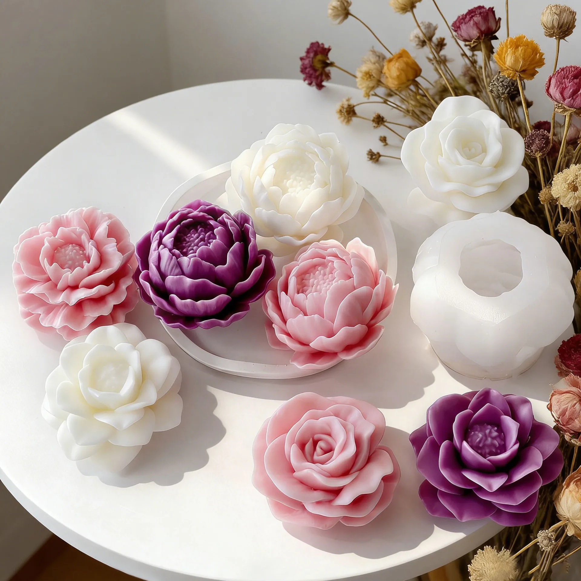 Floral Silicone Craft Mold 2