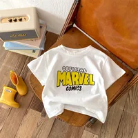 2024 New Children's Short Sleeved Round Neck Loose Fashion T-shirt For Boys And Girls Fashion Cartoon Disney Mickey Mouse Tee 2