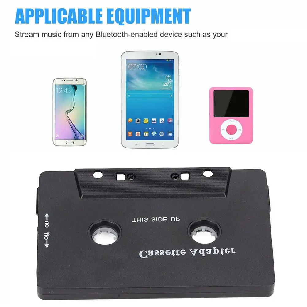 Car Audio Bluetooth 5.0 Cassette Receiver, Cassette Bluetooth Adapter For Car Tape Player, Wireless Cassette Aux Adapter For Car