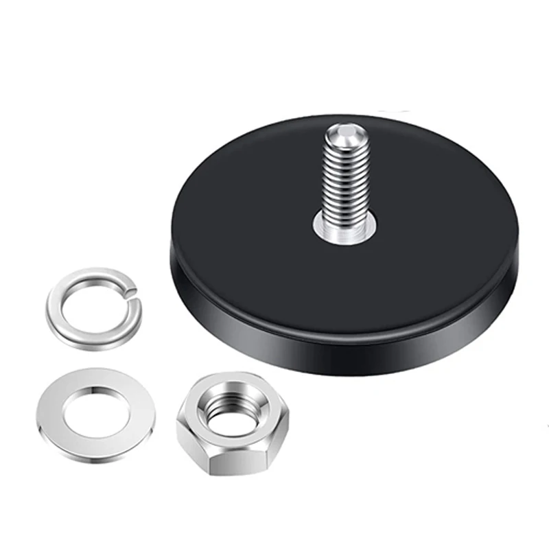 Резиновый магнит 22 фунта с резьбовыми шпильками M6 | AliExpress