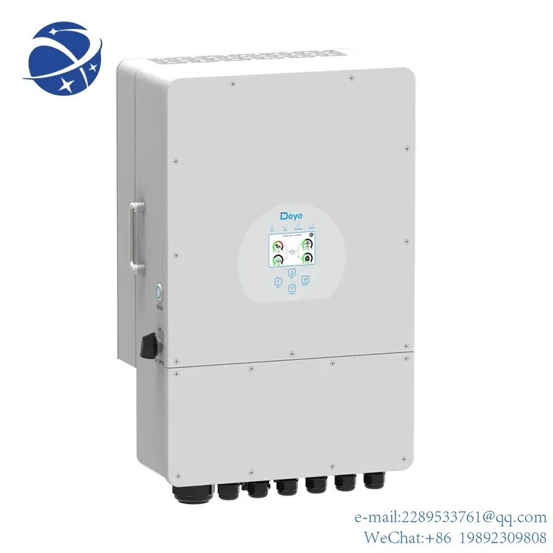 Yyhc Deye Inverter Trifase 8Kw 10Kw 12Kw Inverter Solare Ibrido 48V 220V