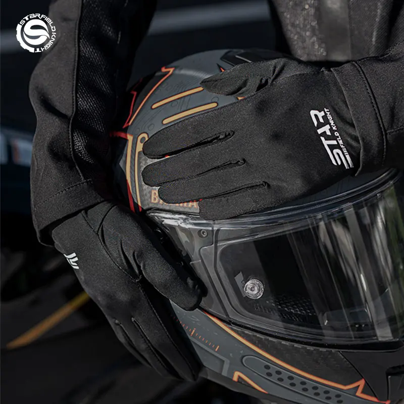 Motorcycle Gloves Sports Gloves Winter Gloves Winter Summer Motorcycle Gloves Inner Liner Moto Riding Car Driving Silk Liner Soft Sport Motorbike Motocross Glove Lining Black