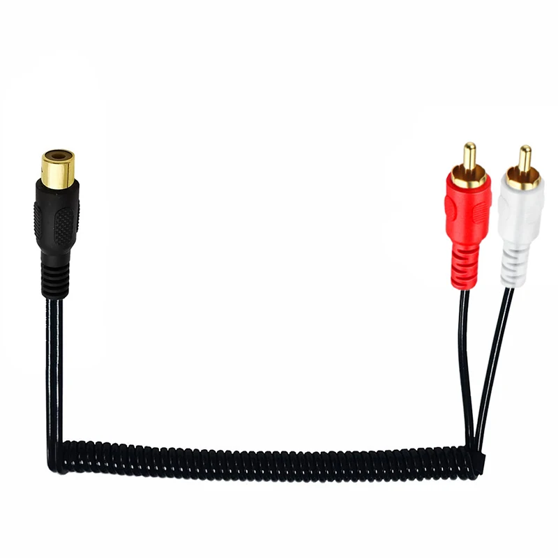 80cm RCA to 2RCA Male & Female    ̺, DVD/VCR/HDTV ׷  ̺ 