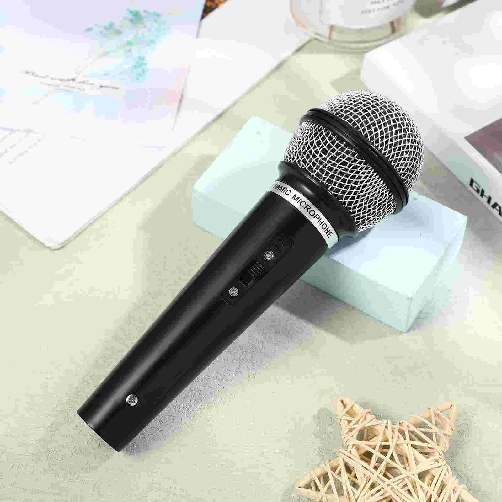 가짜 마이크 장난감, 어린이 마이크 모델, 무대 공연, 가짜 마이크 소품, 1pc