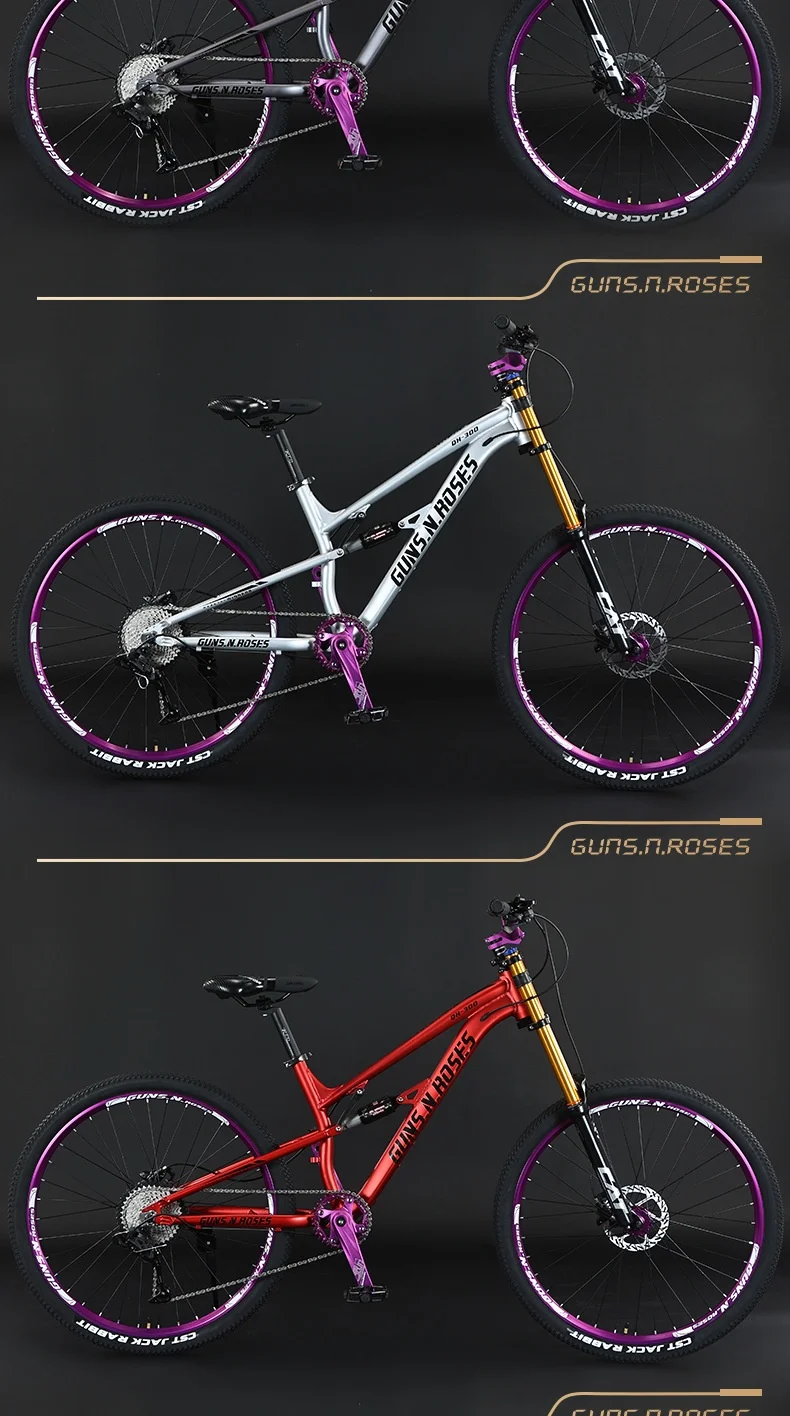 SKIG Mountain Bikes Variable-speed Adult Student Youth Soft-tail Shock-absorbing Downhill Off-road And Road Bikes