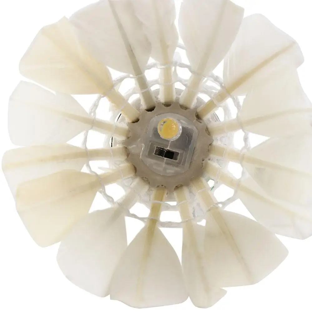 Luminous LED Badminton Dark Night Lighting Balls Lighting Badminton Foam Head Durable Luminous Shuttlecock Outdoor Game